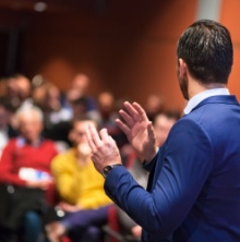 Man Delivering Presentation 
