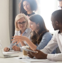 Young Woman Leading A Meeting  (3)